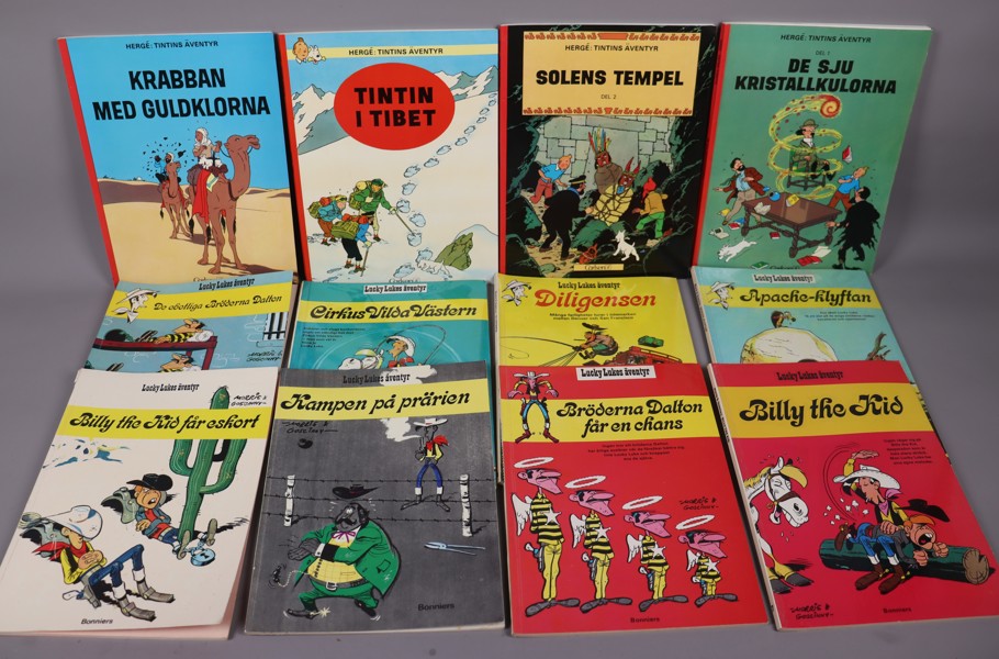Seriealbum, Tintin och Lucky Luke, 12st_48308a_8dc2d5376d32f94_lg.jpeg